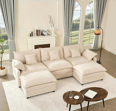 U-Shaped Modular Cloud Sofa